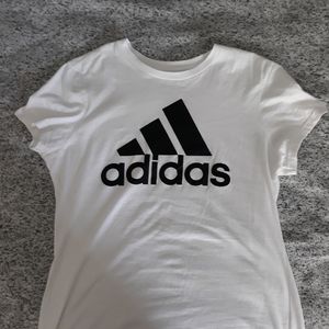 ☆White Adidas Shirt☆